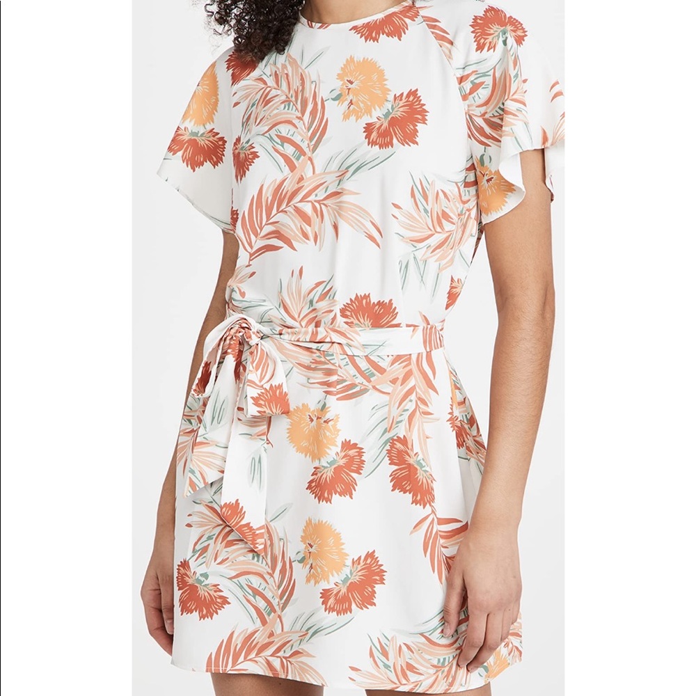 NWT new MINKPINK Jojo Swing Tee Dress Short sleeve size small in floral print
